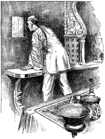 HE WAS PERMITTED TO LOOK ... UPON THE PRIESTS AT THEIR
 DEVOTIONS.